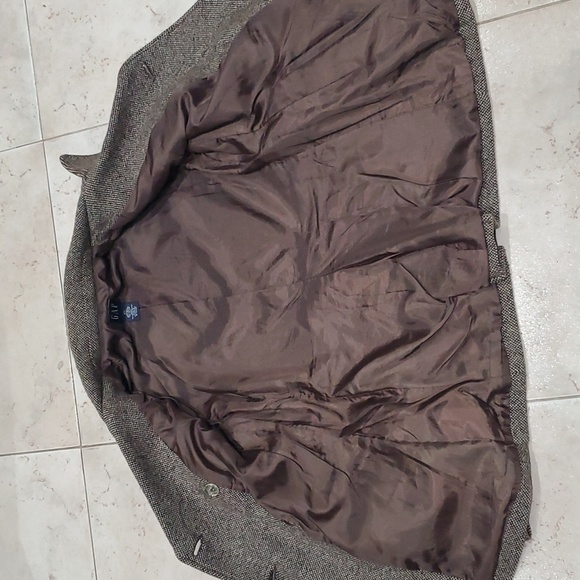 Old Navy Brown Tweed Pea Coat XS Extra Small - Picture 4 of 10